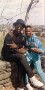 Fab Five Freddy &amp Freshco at Queen Latifah's first video shoot: 1989